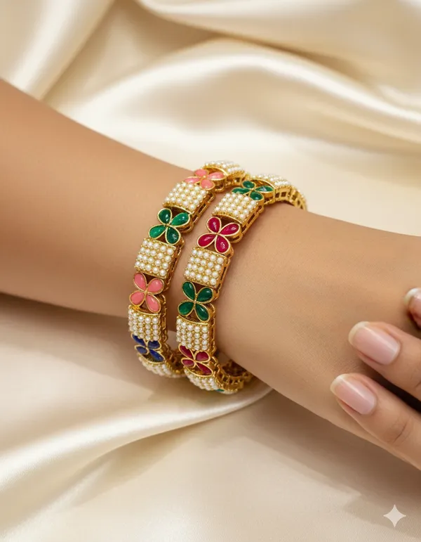 Gold_Plated_Alloy_Bangles_For_Women_And_Girls