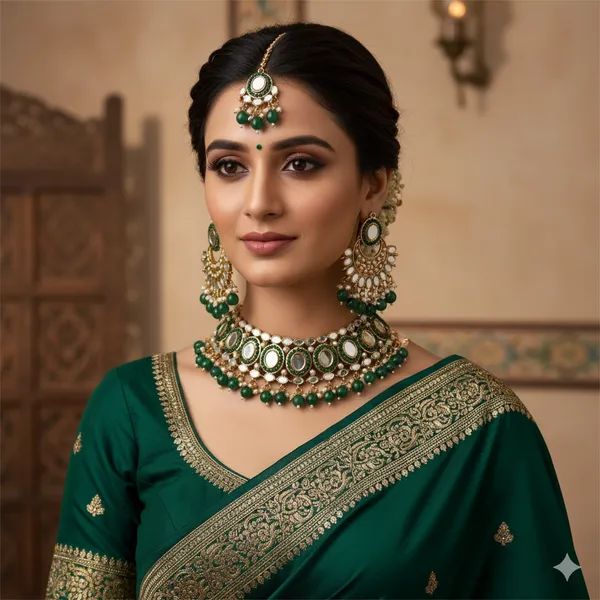Gold_Plated_Alloy_Necklace_Set_With_Mang_Tikka
