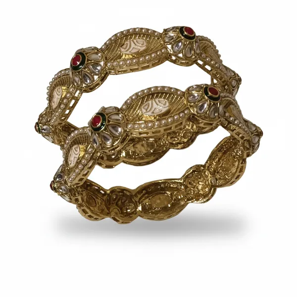 Gold_Plated_Alloy_Bangles_For_Women_And_Girl
