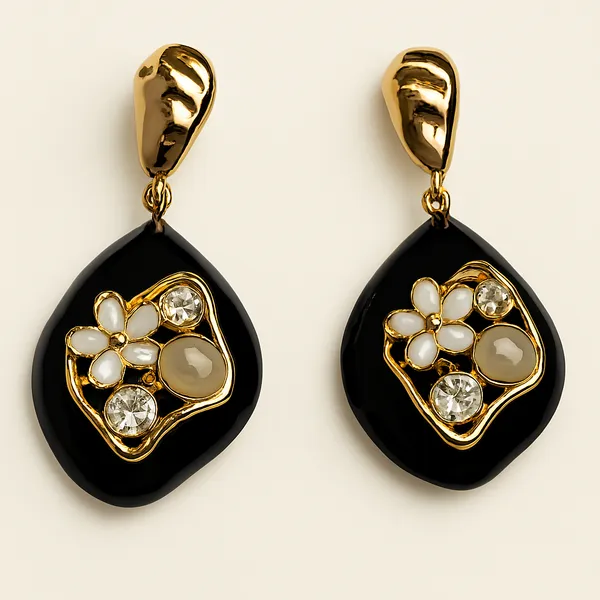 Black_Alloy_Artificial_Beads_And_Stone_Minakari_Earring_For_Women