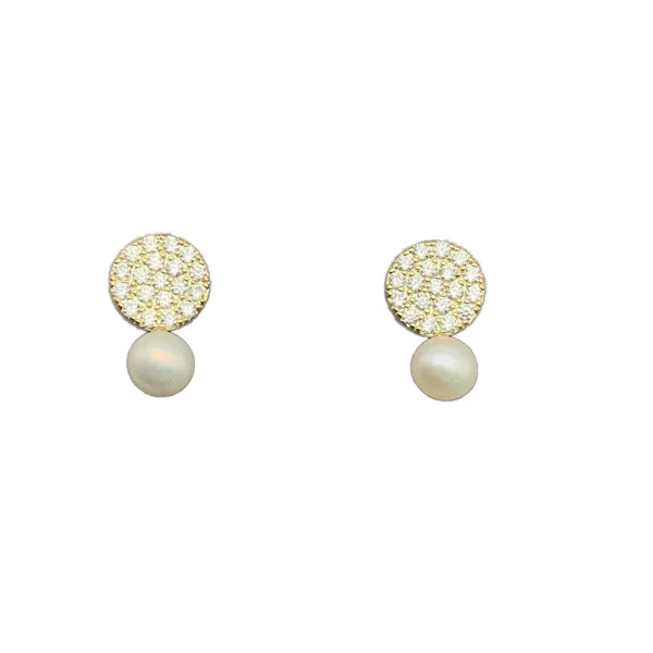 Diamond_With_Pearl_Earrings