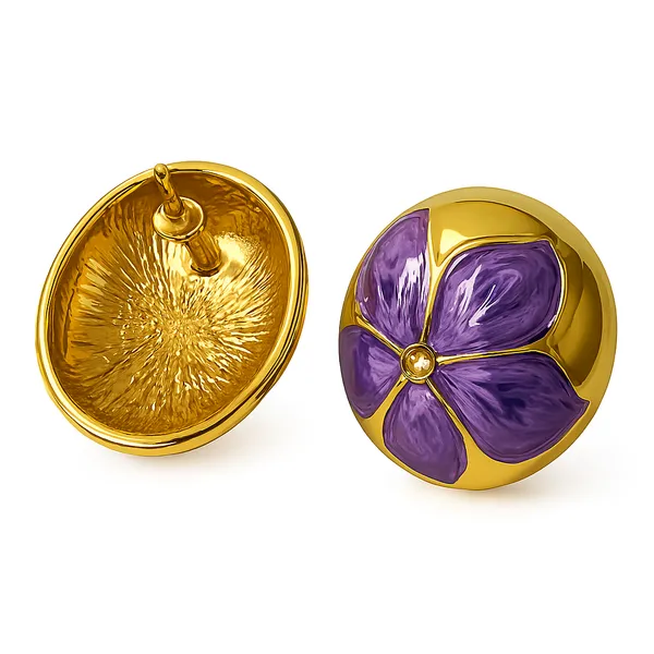 Purple_Alloy_Artificial_Beads_And_Stone_Minakari_Earring_For_Women