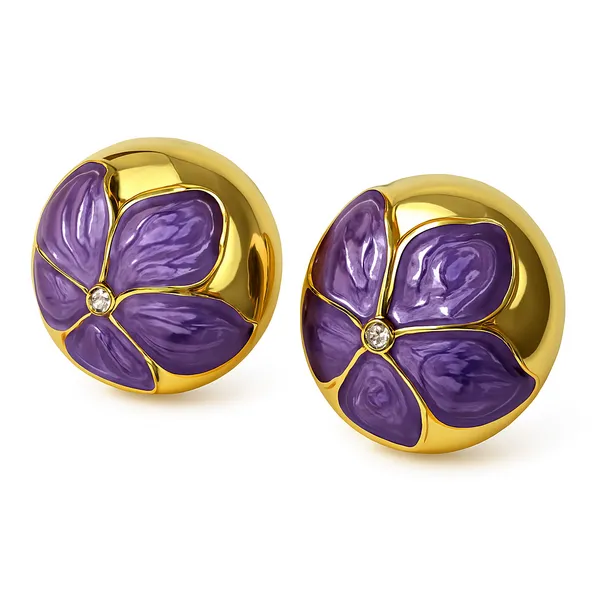Purple_Alloy_Artificial_Beads_And_Stone_Minakari_Earring_For_Women