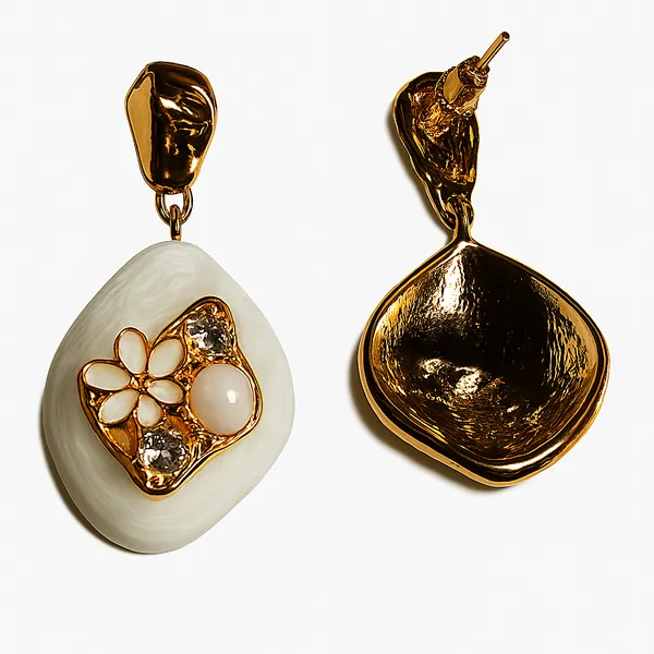 White_Alloy_Artificial_Beads_And_Stone_Minakari_Earring_For_Women