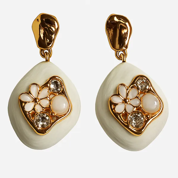 White_Alloy_Artificial_Beads_And_Stone_Minakari_Earring_For_Women