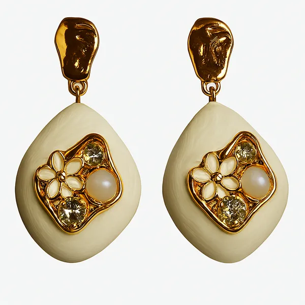 White_Alloy_Artificial_Beads_And_Stone_Minakari_Earring_For_Women