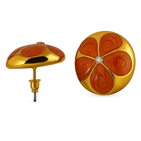 Orange_Alloy_Artificial_Beads_And_Stone_Minakari_Earring_For_Women