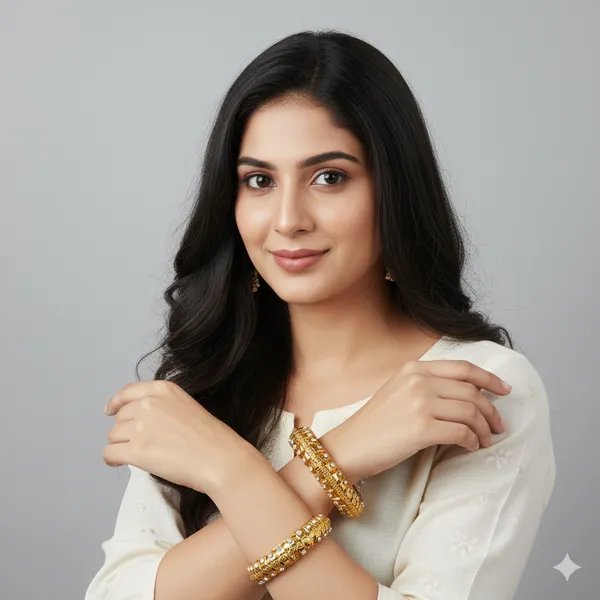 Golden_Alloy_Artificial_Stone_And_Beads_Bangles_For_Women