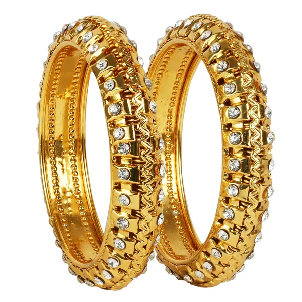 Golden_Alloy_Artificial_Stone_And_Beads_Bangles_For_Women