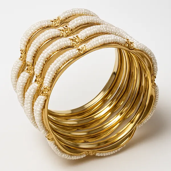 Golden_Alloy_Artificial_Stone_And_Beads_Bangles_For_Women