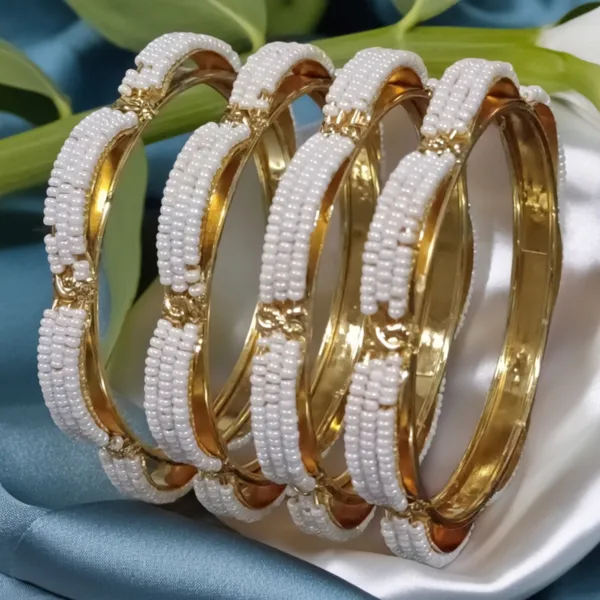 Golden_Alloy_Artificial_Stone_And_Beads_Bangles_For_Women