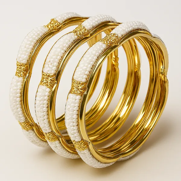 Golden_Alloy_Artificial_Stone_And_Beads_Bangles_For_Women