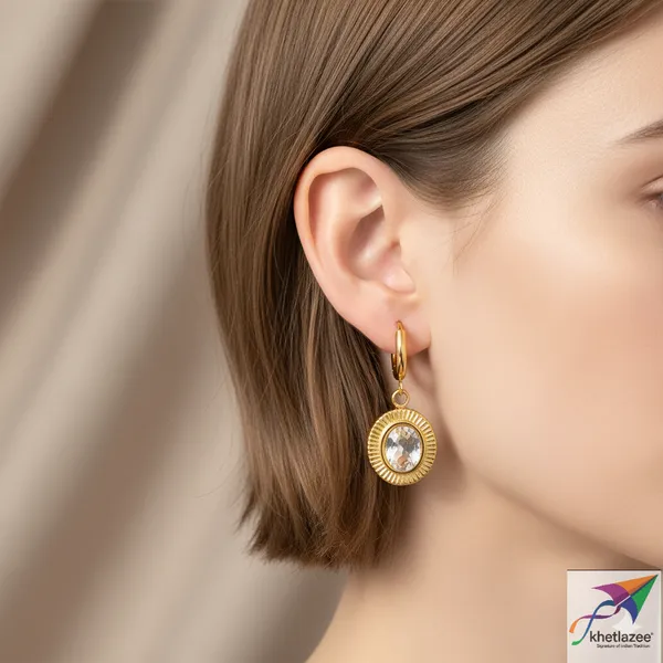 Solitaire_Drop_Hoop_Earrings
