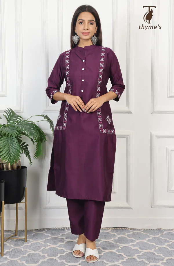Purple_Vatican_Embroidery_Work_Co-Ord_Set_For_Women