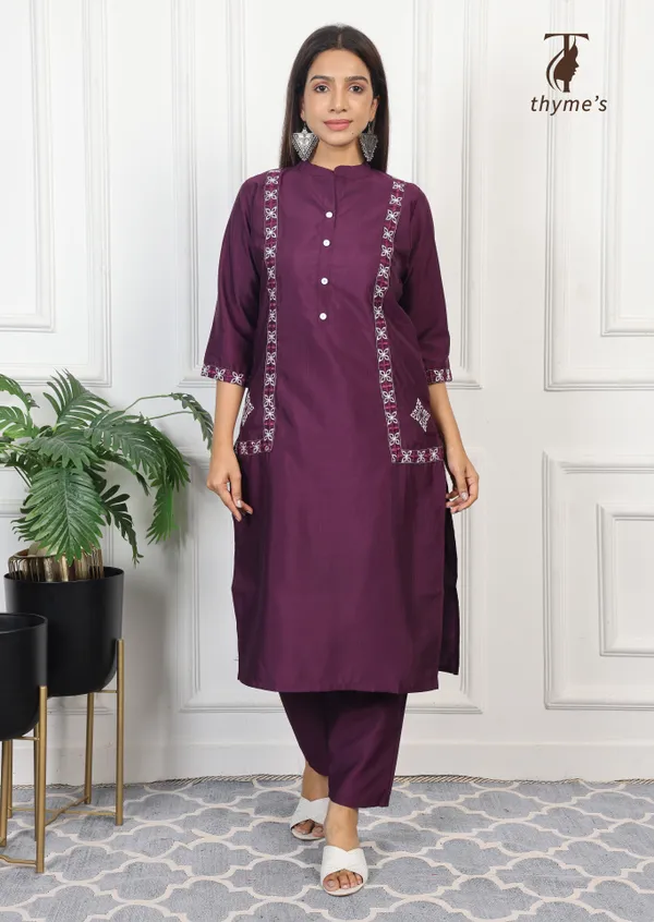 Purple_Vatican_Embroidery_Work_Co-Ord_Set_For_Women