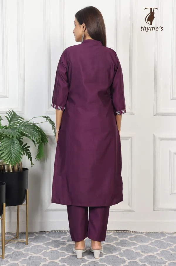 Purple_Vatican_Embroidery_Work_Co-Ord_Set_For_Women