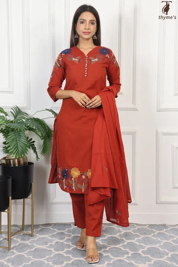 Terracotta_Kurta_Set_For_Women