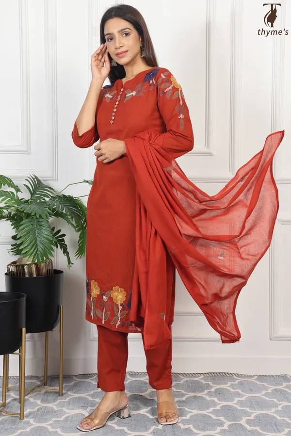 Terracotta_Kurta_Set_For_Women
