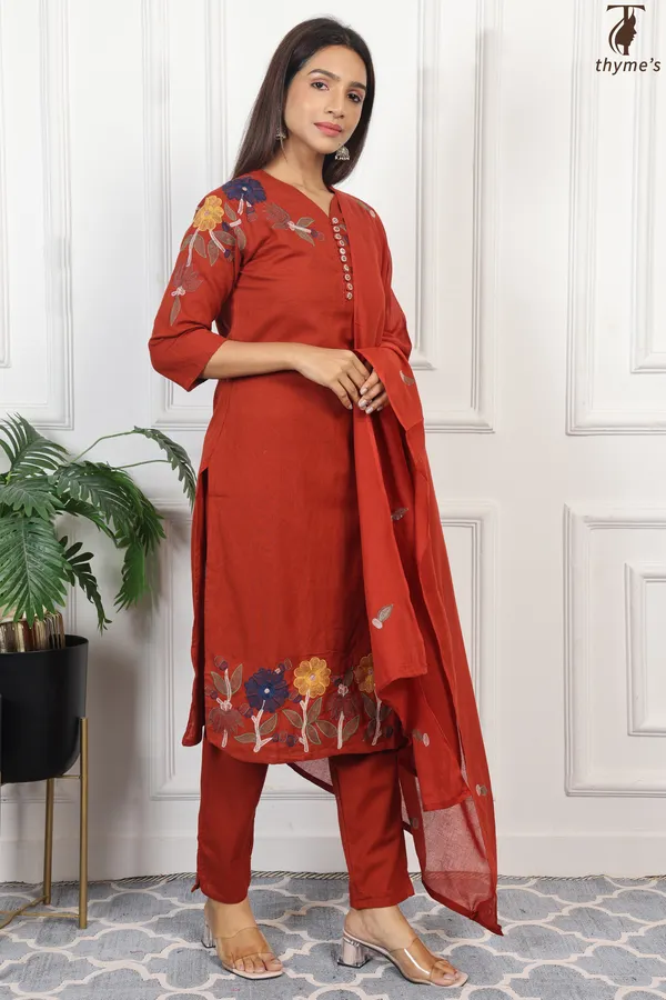 Terracotta_Kurta_Set_For_Women