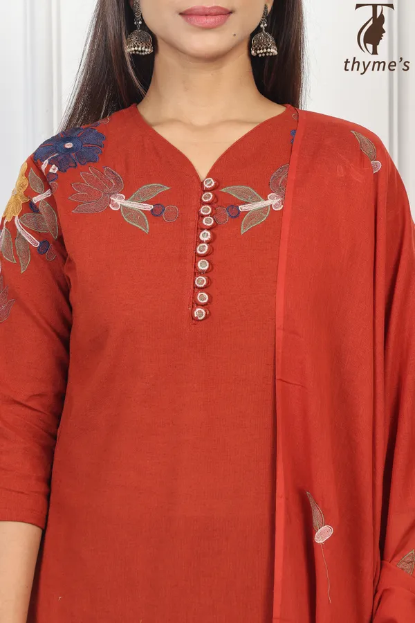 Terracotta_Kurta_Set_For_Women