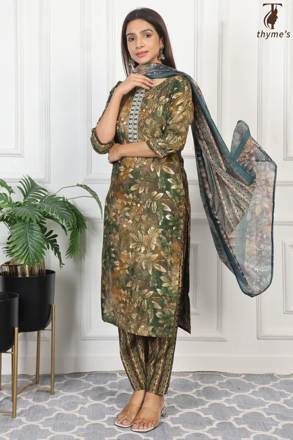 Multicolor_Kurta_Bottom_Dupatta_Set_For_Women