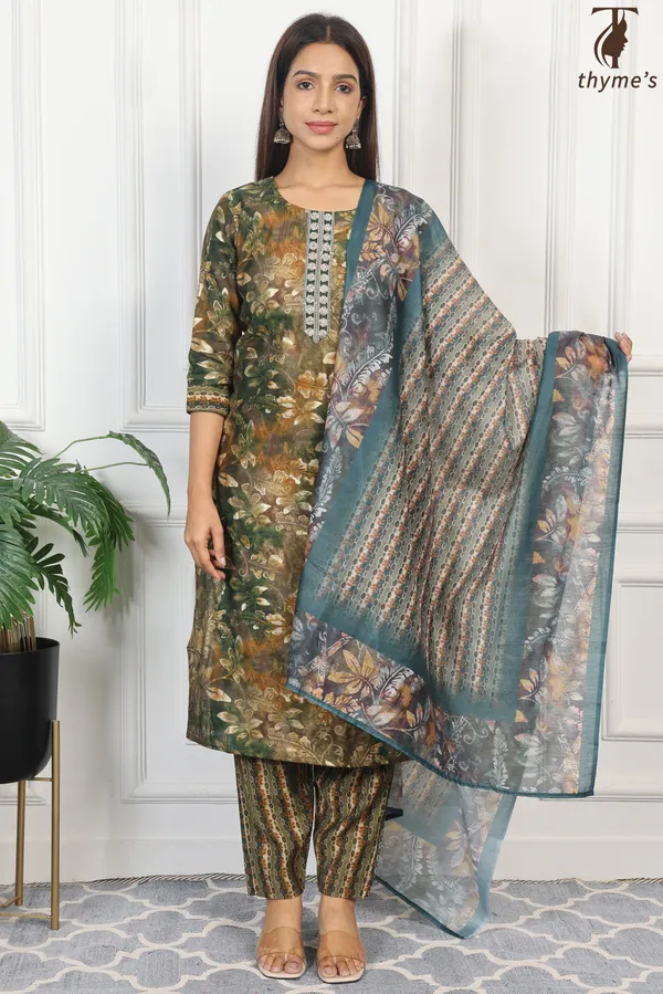 Multicolor_Kurta_Bottom_Dupatta_Set_For_Women
