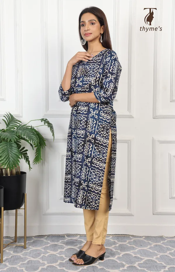 Blue_Rayon_Kurti_For_Women