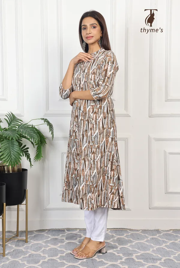 Multicolor_A-line_Kurta_for_women
