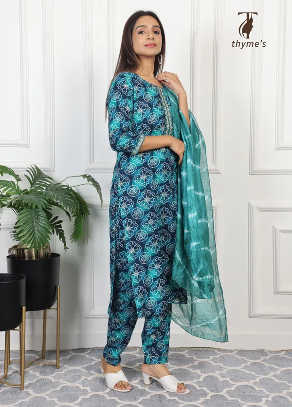 Blue_Rayon_Kurta_Bottom_Dupatta_Set_For_Women