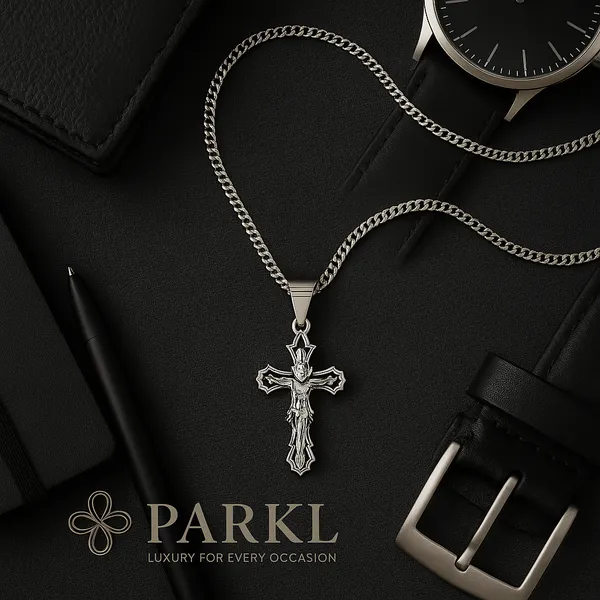 925_Sterling_Silver_Cross_Pendant_For_Men