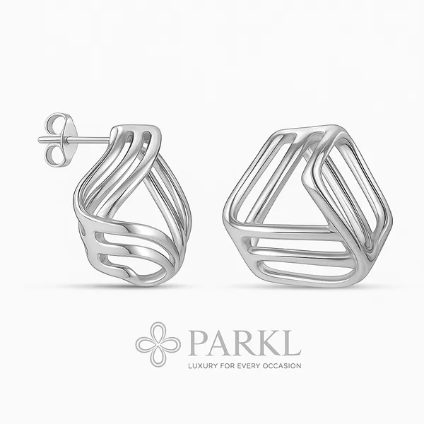925_Sterling_Silver_Traingle_Geometric_Stud_Earrings_For_Women