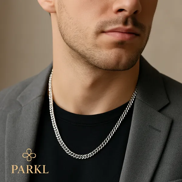 925_Sterling_Silver_Cuban_Chain_Necklace_For_Men