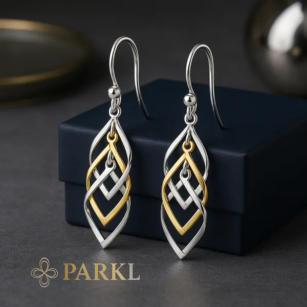 925_Sterling_Silver_Infinity_Knot_Two_Tone_Earrings