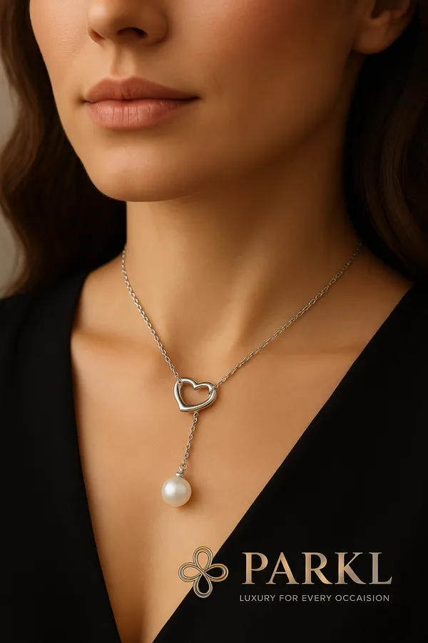 925_Sterling_Silver_Heart_Pearl_Drop_Pendant_Necklace_For_Women
