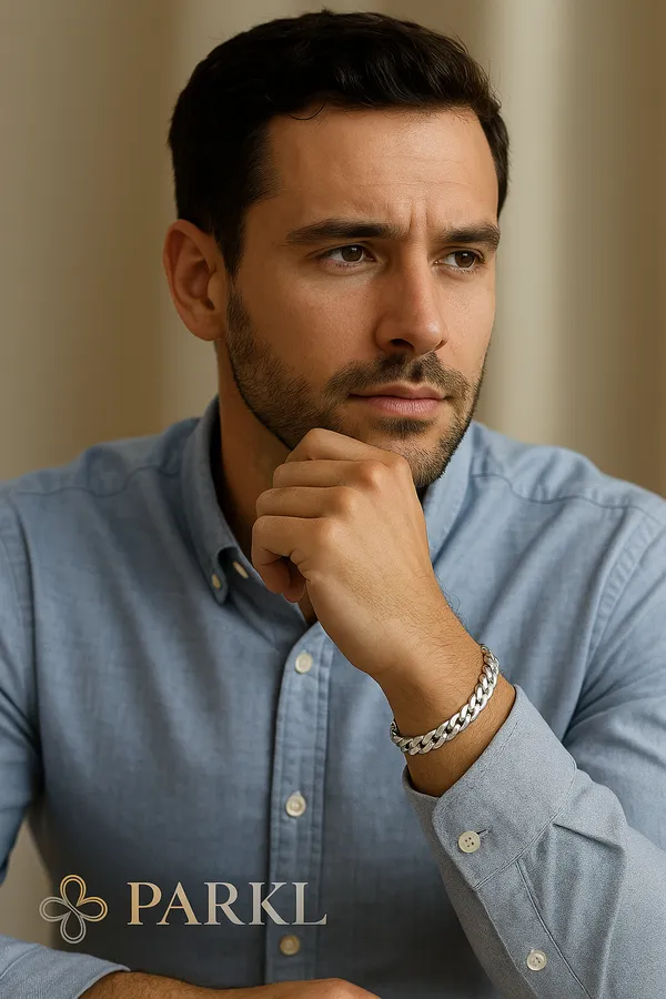 925_Sterling_Silver_Cuban_Bracelet_For_Men