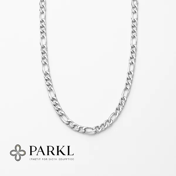 925_Sterling_Silver_Figaro_Chain_Necklace_For_Men