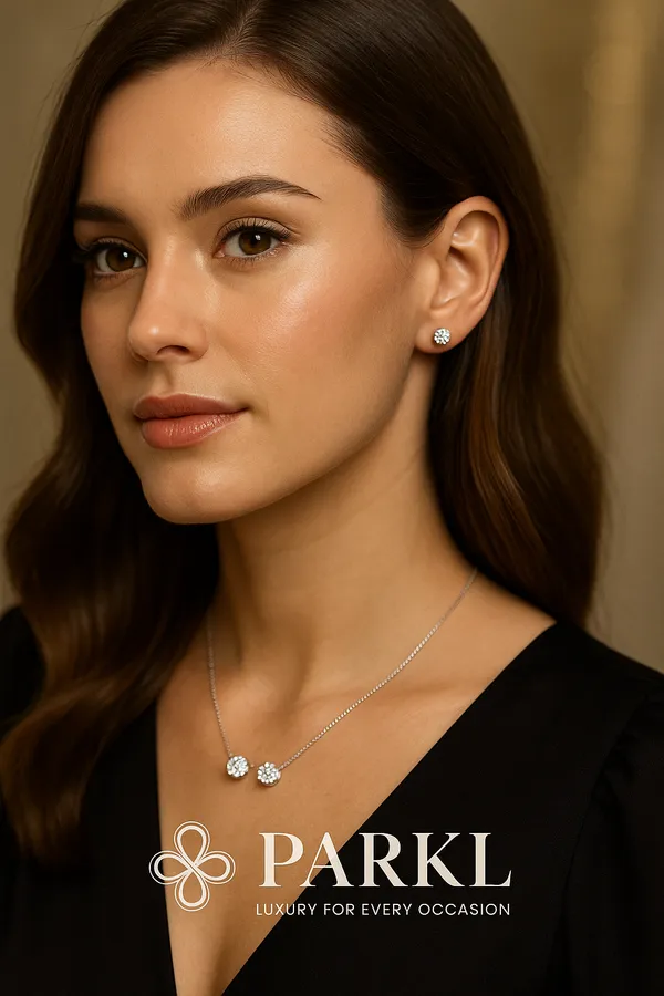 925_Sterling_Silver_Solitaire_Crystal_Stud_Earrings_Set_For_Women