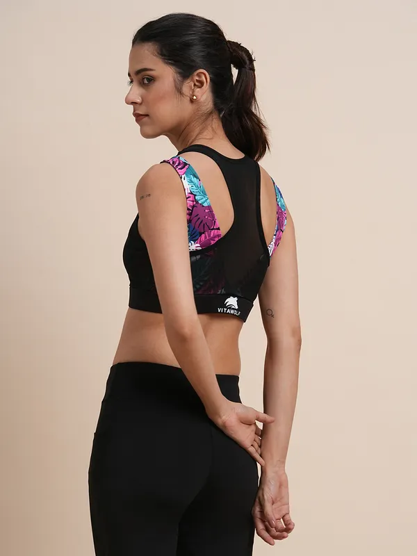 Black_Polyester_Casual_Sports_Bra_For_Women