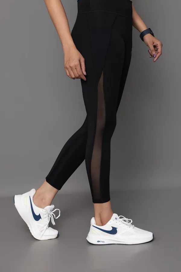 Black_Polyester_Casual_Leggings_For_Women