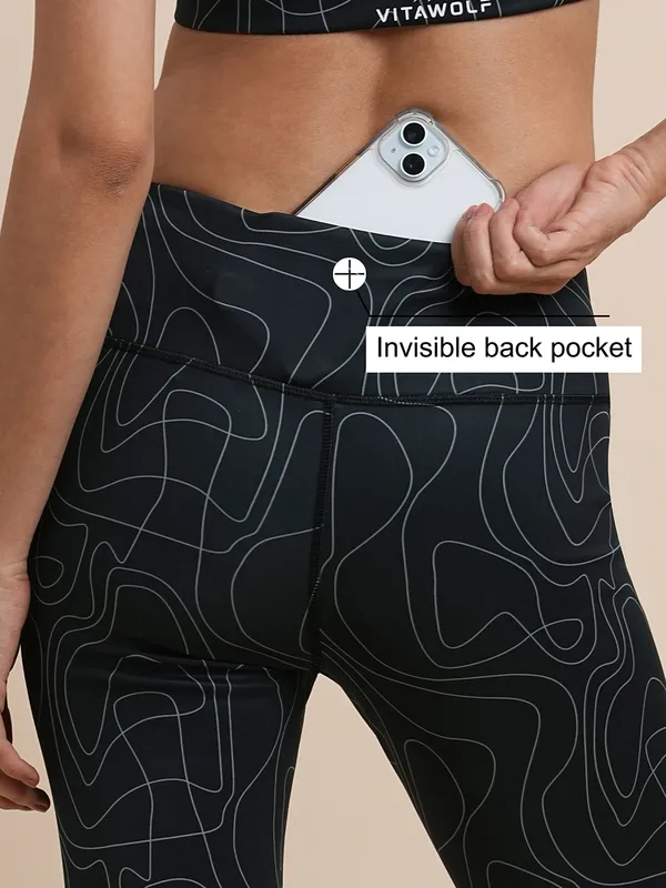 Black_Polyester_Casual_Leggings_For_Women