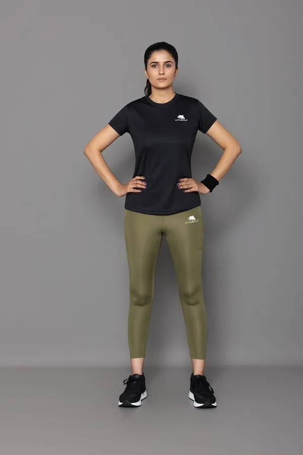 Olive_Polyester_Casual_Leggings_For_Women
