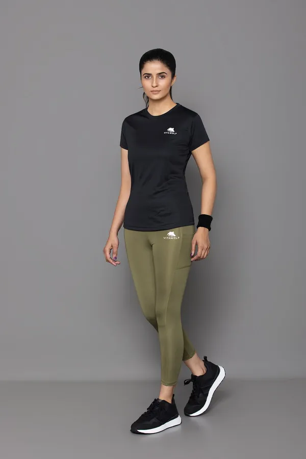 Olive_Polyester_Casual_Leggings_For_Women