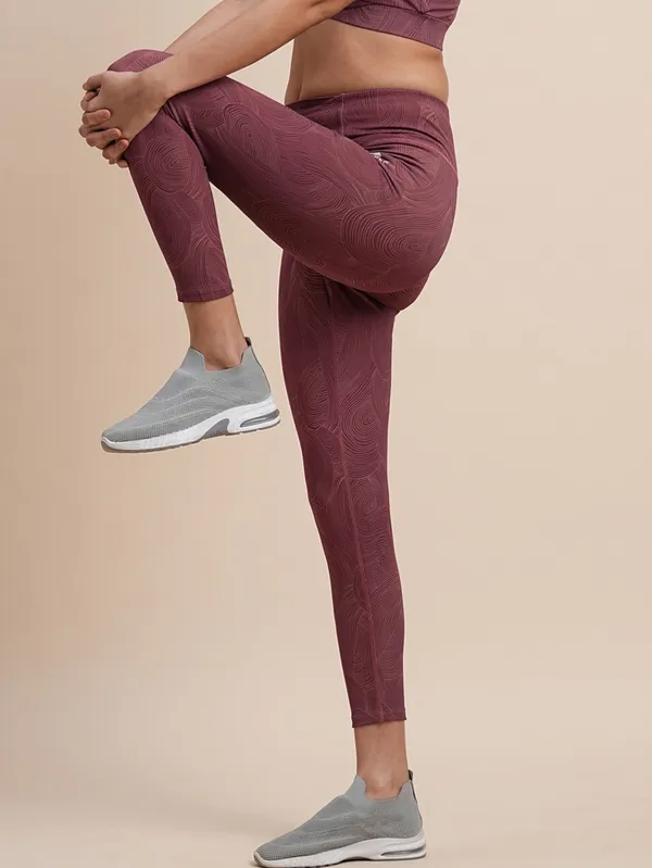 Palevioletred_Polyester_Casual_Leggings_For_Women