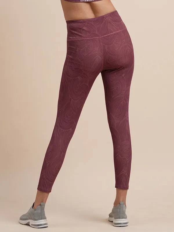 Palevioletred_Polyester_Casual_Leggings_For_Women