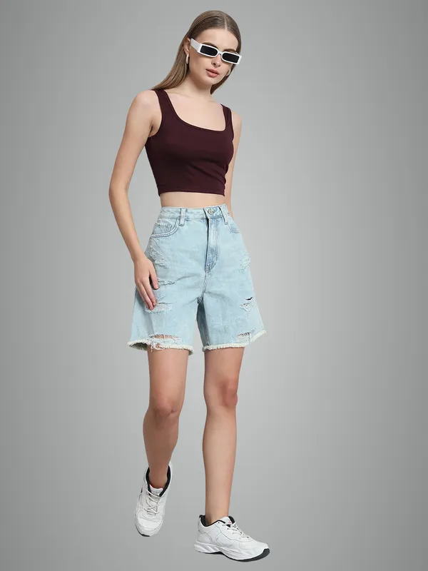 Wine_Wide_Neck_Sleeveless_Sunny_Crop_Top_For_Women_&_Girls