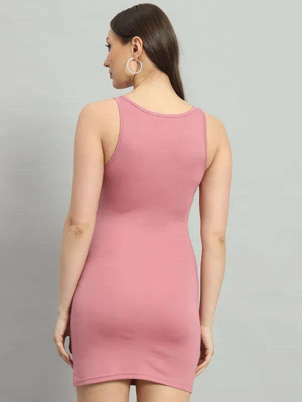 Light_Pink_Cotton_Blend_Solid_Sleeveless_Stretchable_Cut_Out_Bodycon_Dress_For_Women_&_Girls