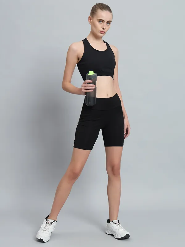 Black_Bikerbabe_With_Broad_Waistband_Shorts_For_Women_&_Girls
