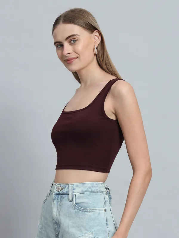 Wine_Wide_Neck_Sleeveless_Sunny_Crop_Top_For_Women_&_Girls