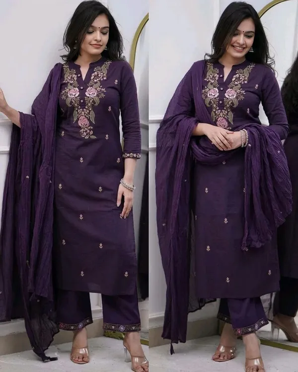 bm_perple_kurta_set