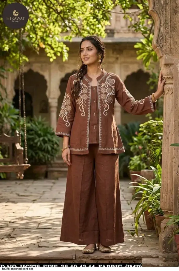 Cocoa_Brown_Embroidered_3-Piece_Co-Ord_Set